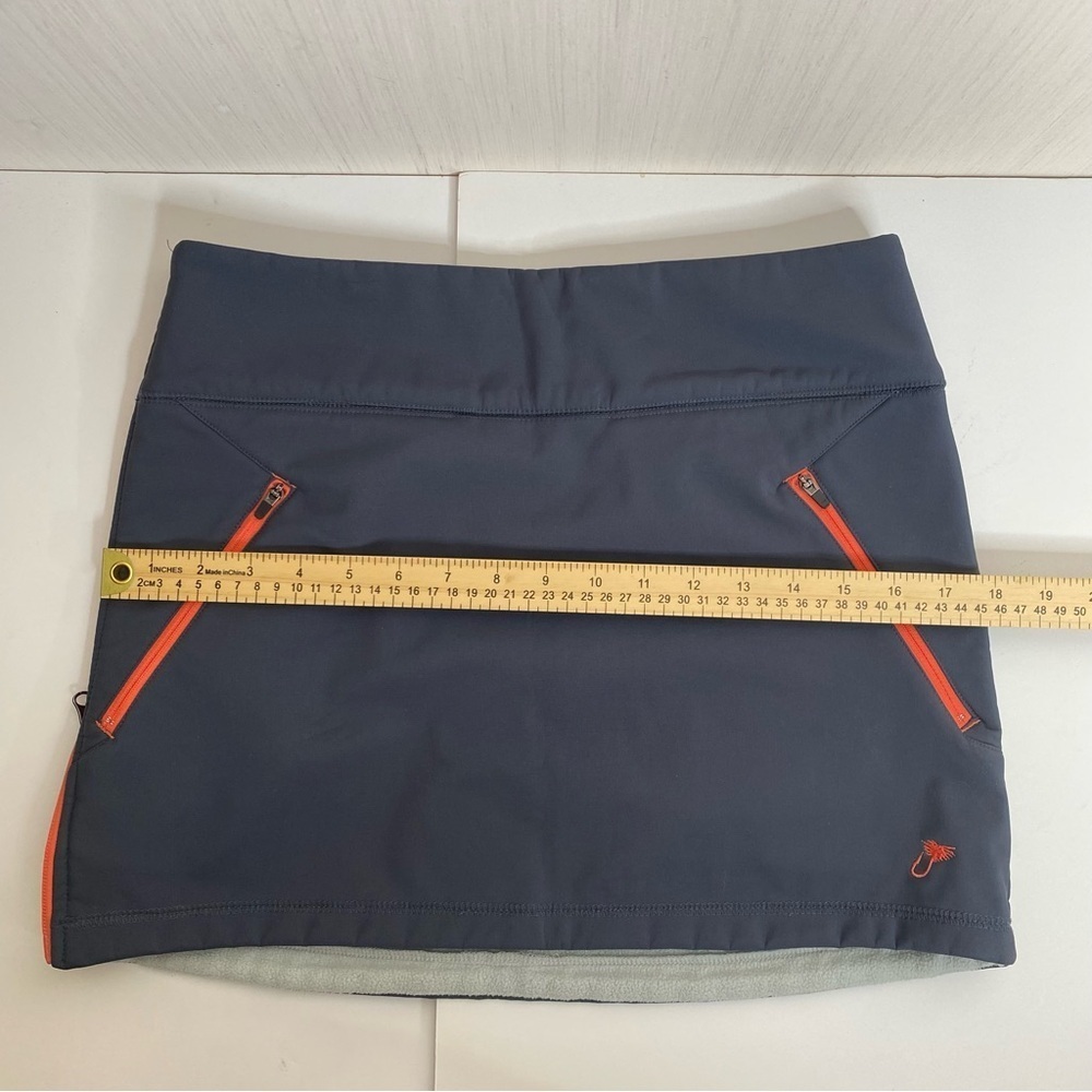 FisheWear Allagash Soft-Shell Fleece Lined Skirt Grey/Coral Small - Picture 5 of 7